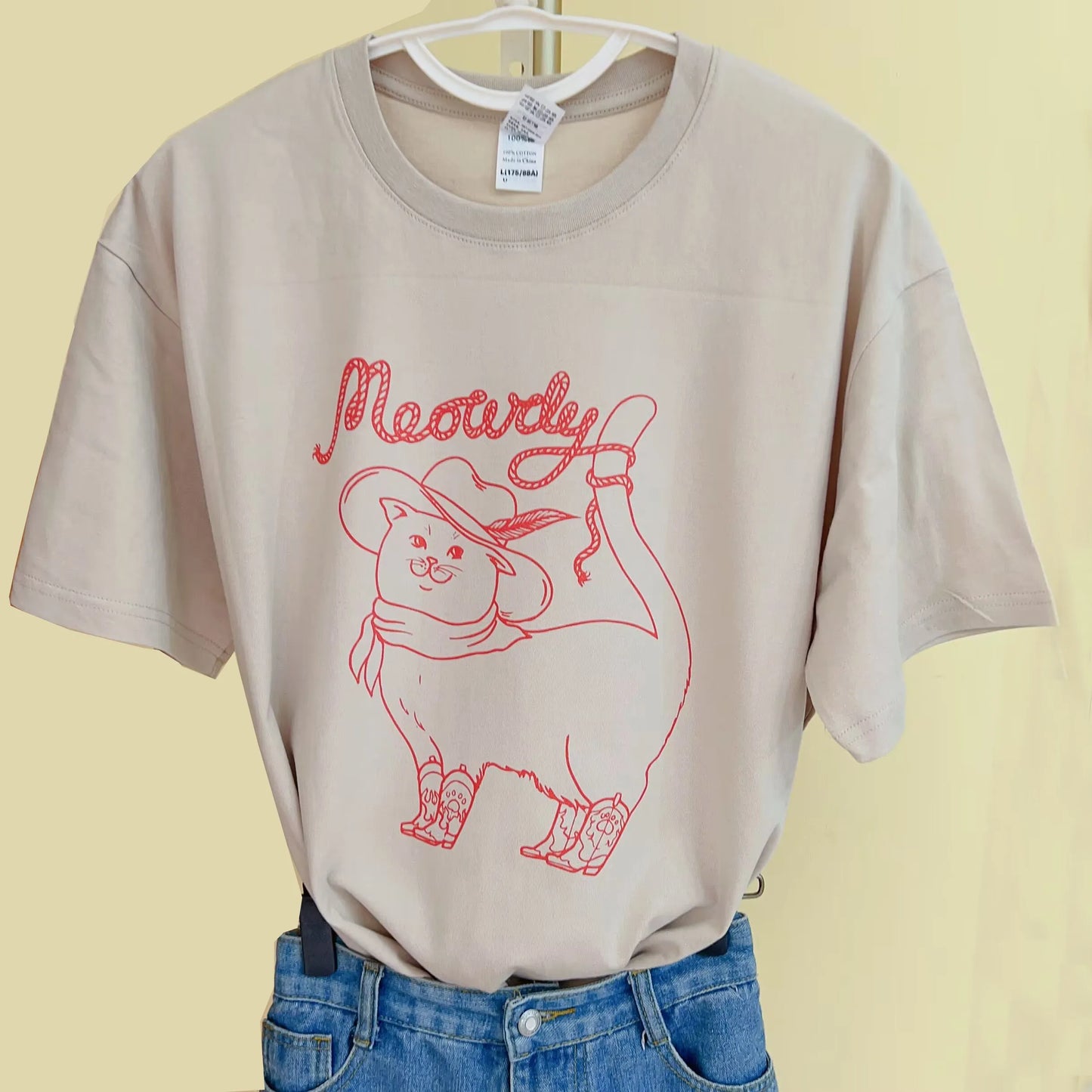 Meowdy Cowboy Cat T-Shirt