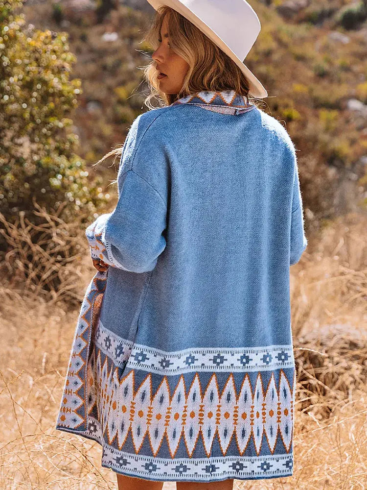 Western Long Cardigan