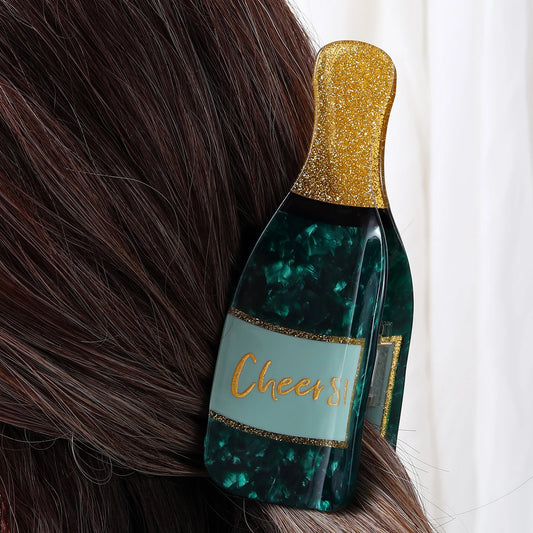 Champagne Bottle Hair Claw