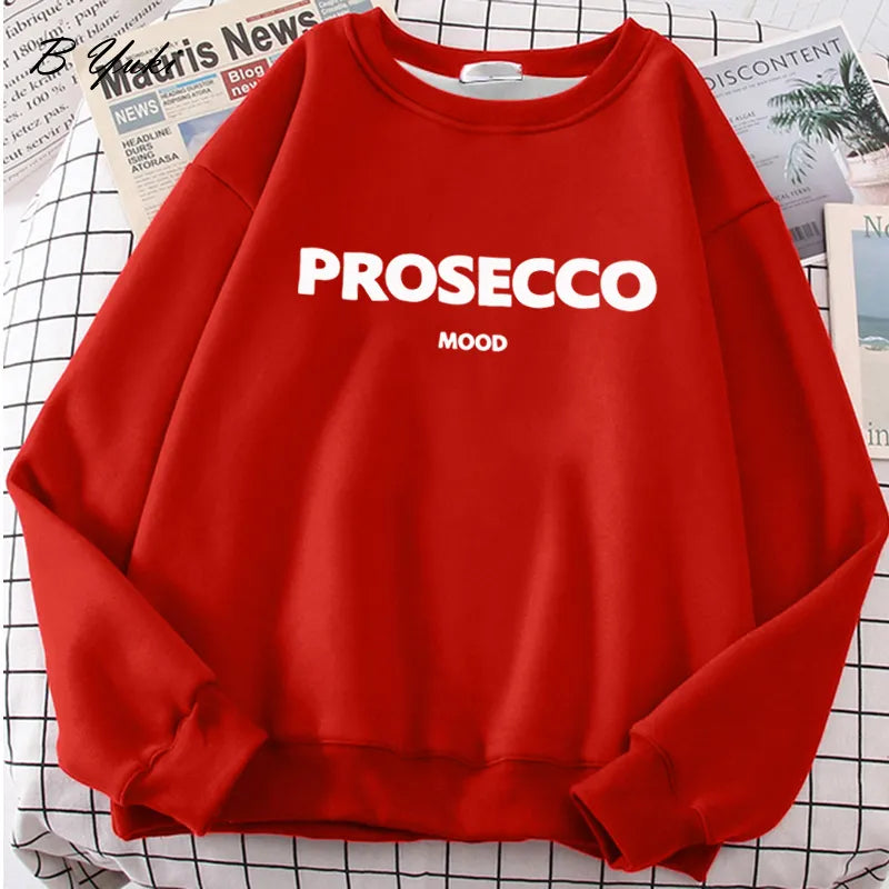 Prosecco Mood Oversized Sweatshirt