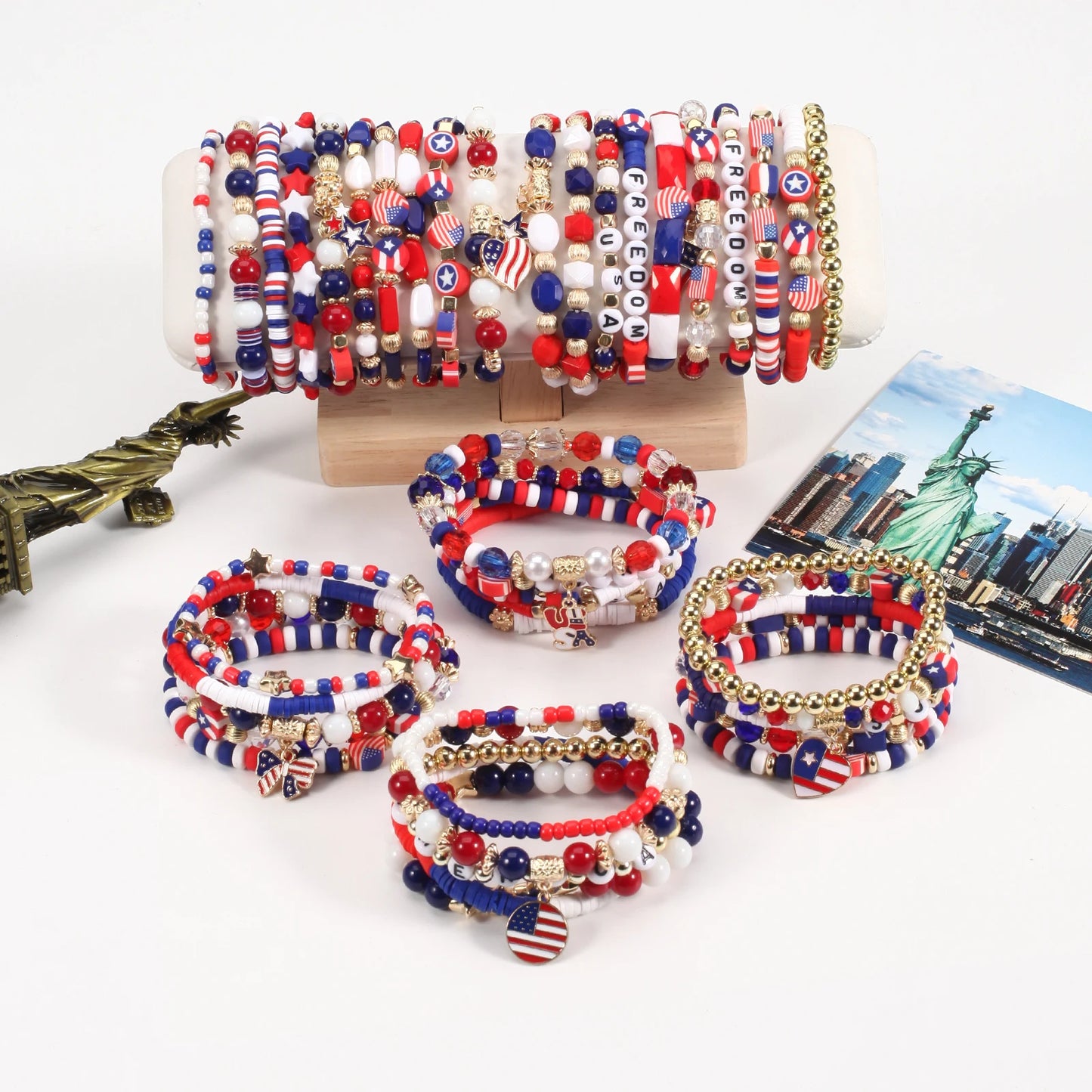 Independence Day Friendship Bracelets