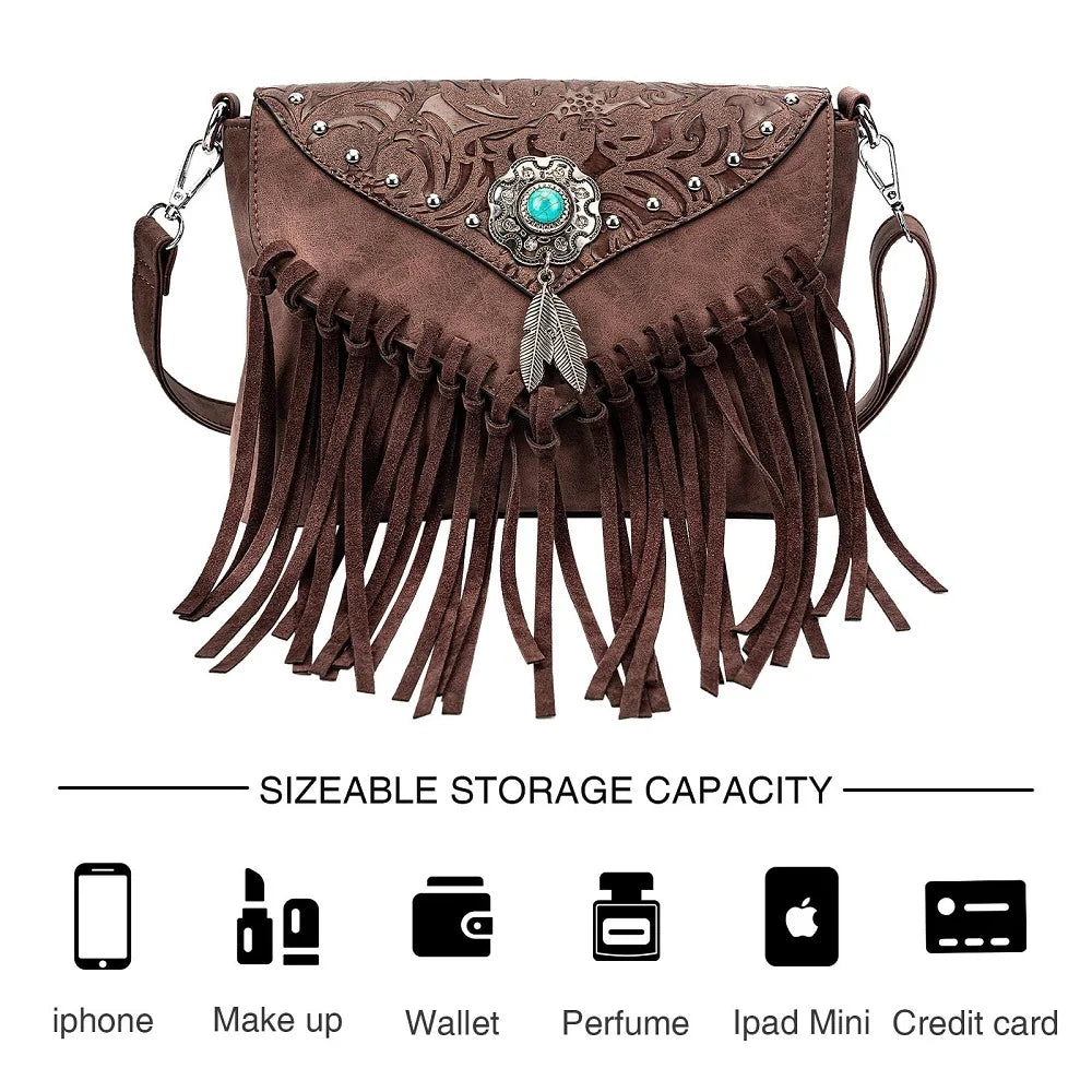 Fringe Crossbody Purse