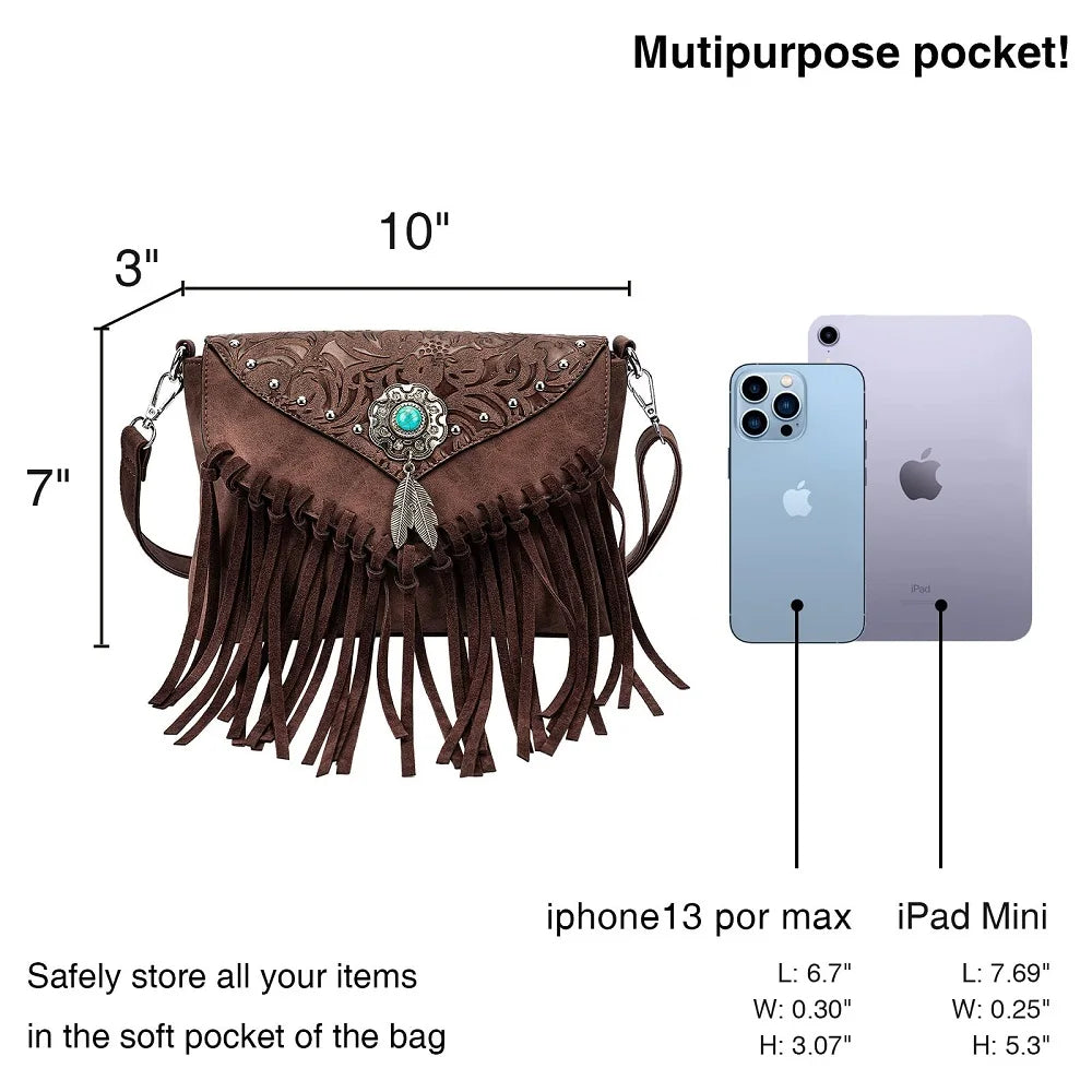 Fringe Crossbody Purse