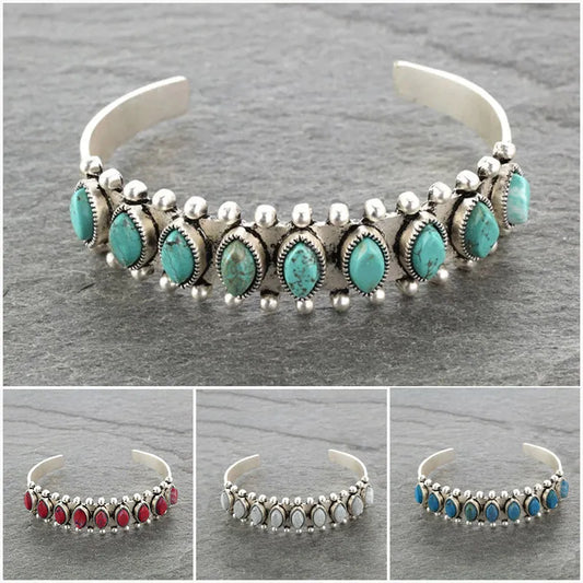 Turquoise Style Cuff Bracelet