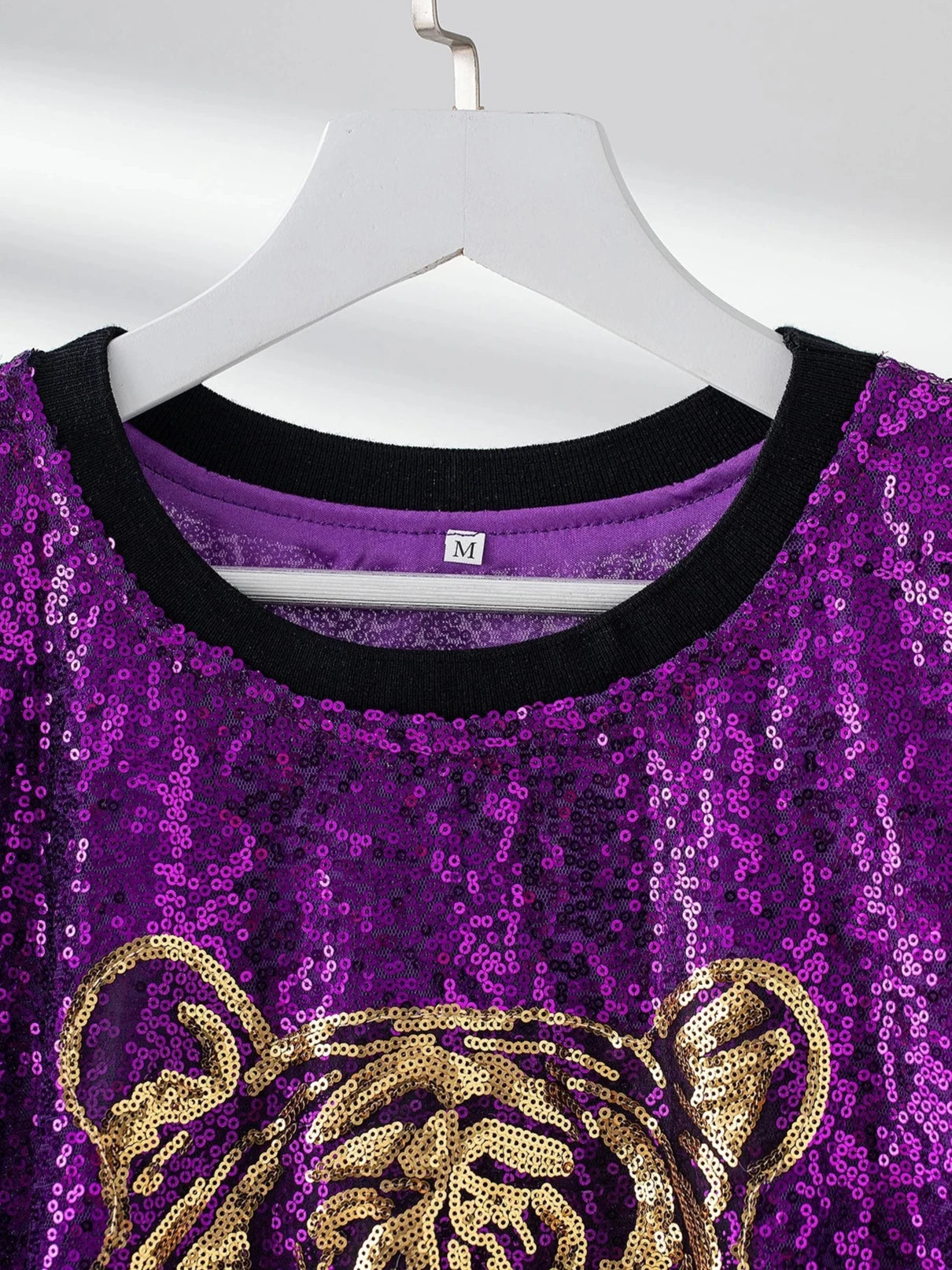 Sequin LSU Tigers Top