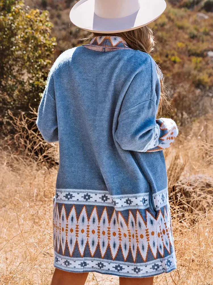 Western Long Cardigan