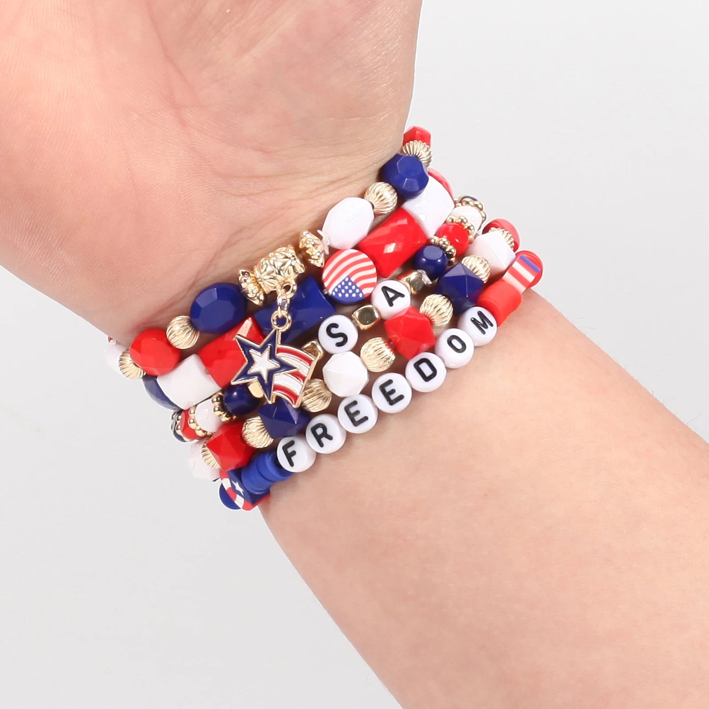 Independence Day Friendship Bracelets