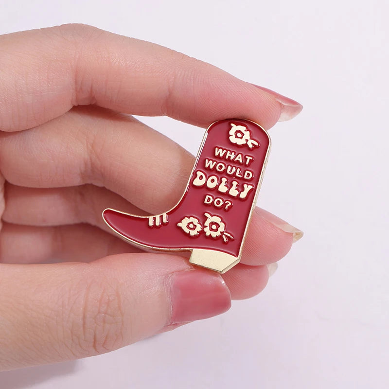 Dolly Enamel Pin