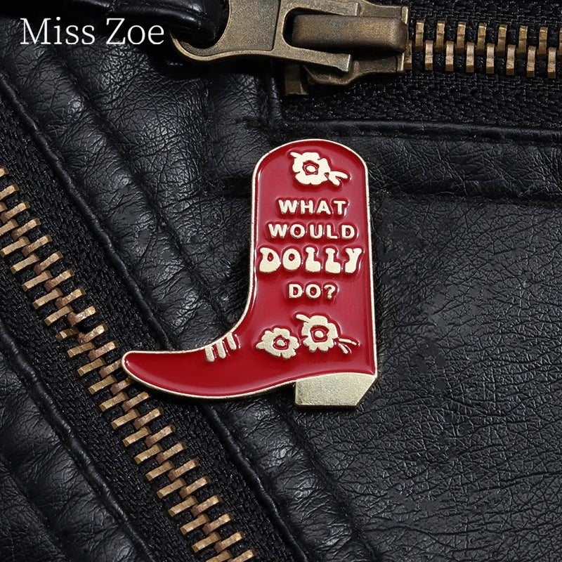 Dolly Enamel Pin