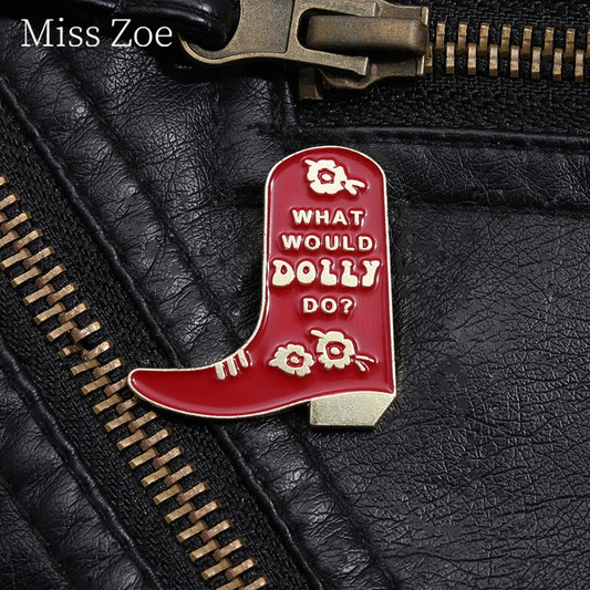 Dolly Enamel Pin