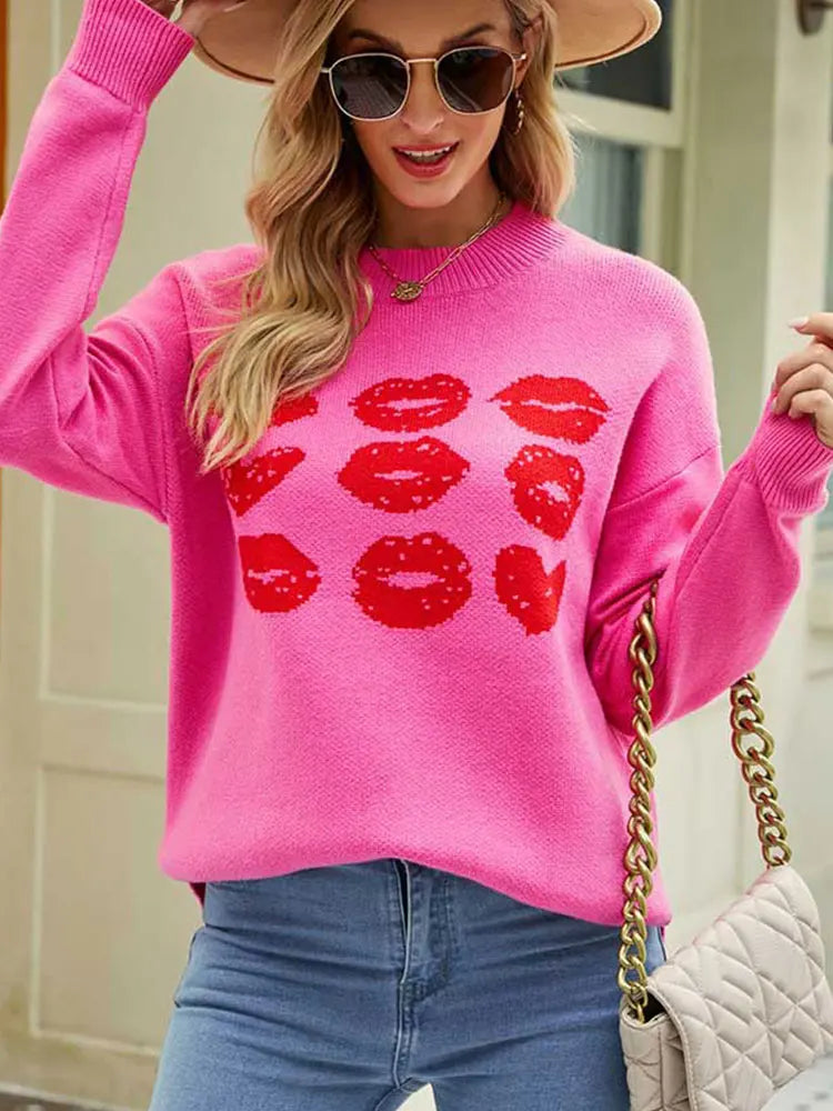 Valentine's Day Kiss Sweater