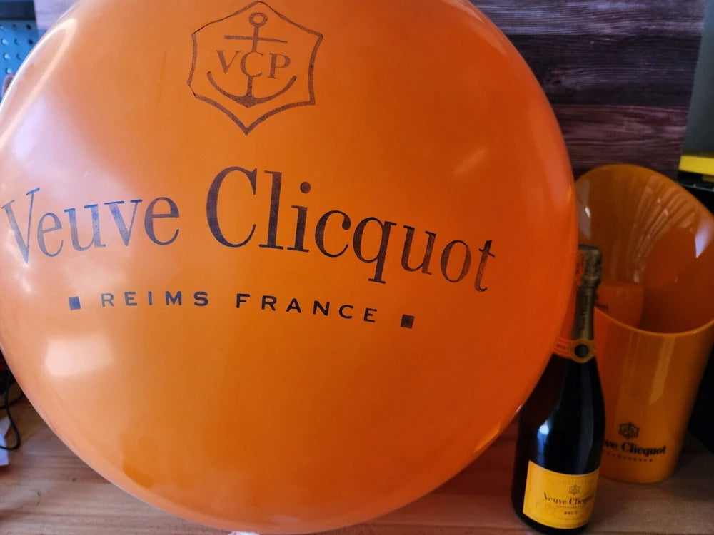 5pcs 36inch Orange Champagne Balloons