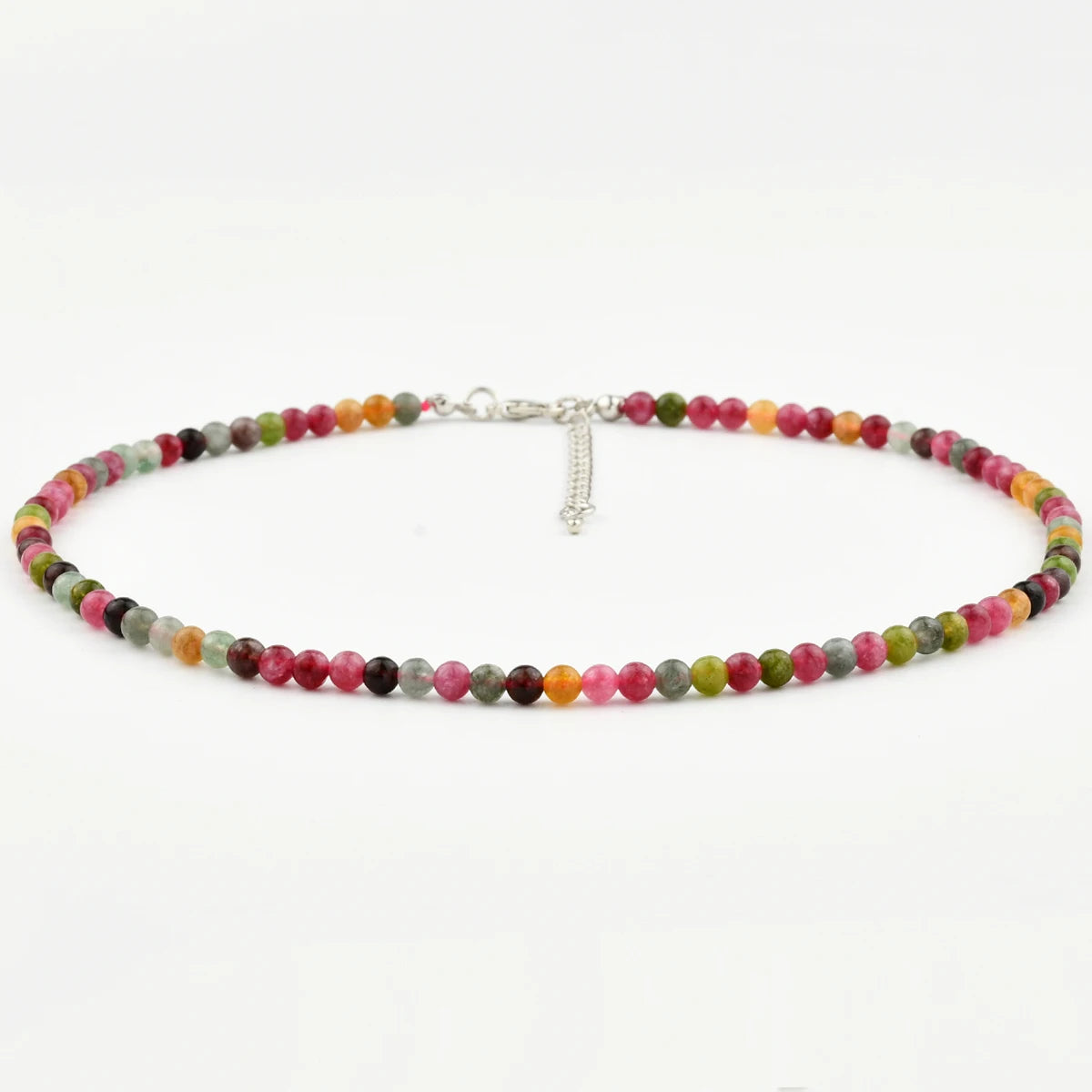 Colorful Tourmaline Beaded Necklaces