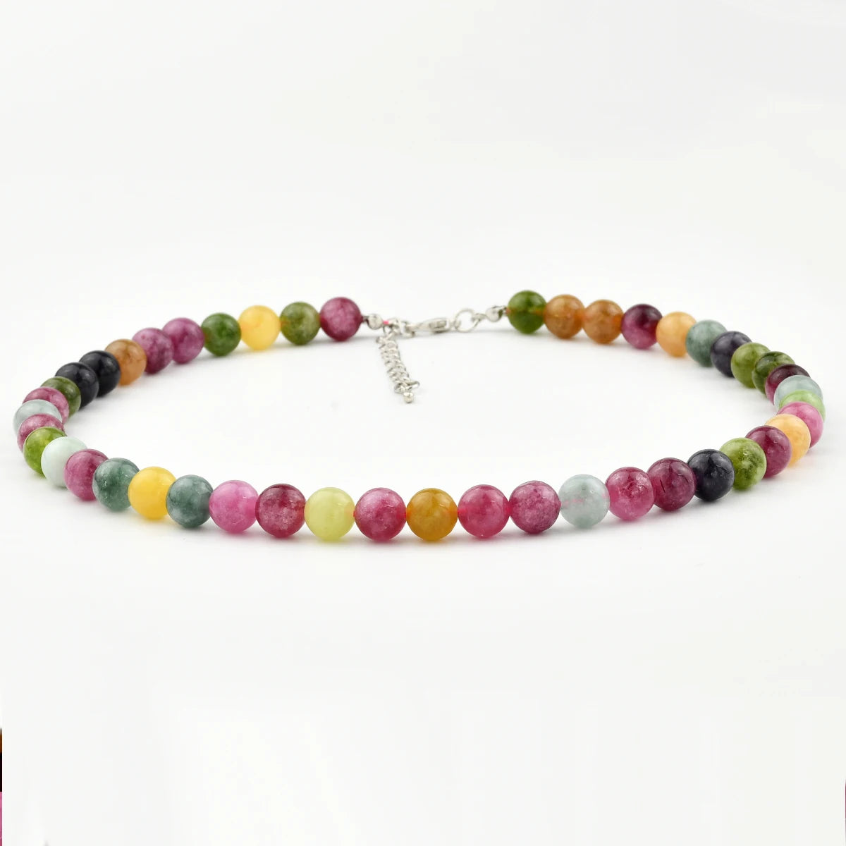 Colorful Tourmaline Beaded Necklaces