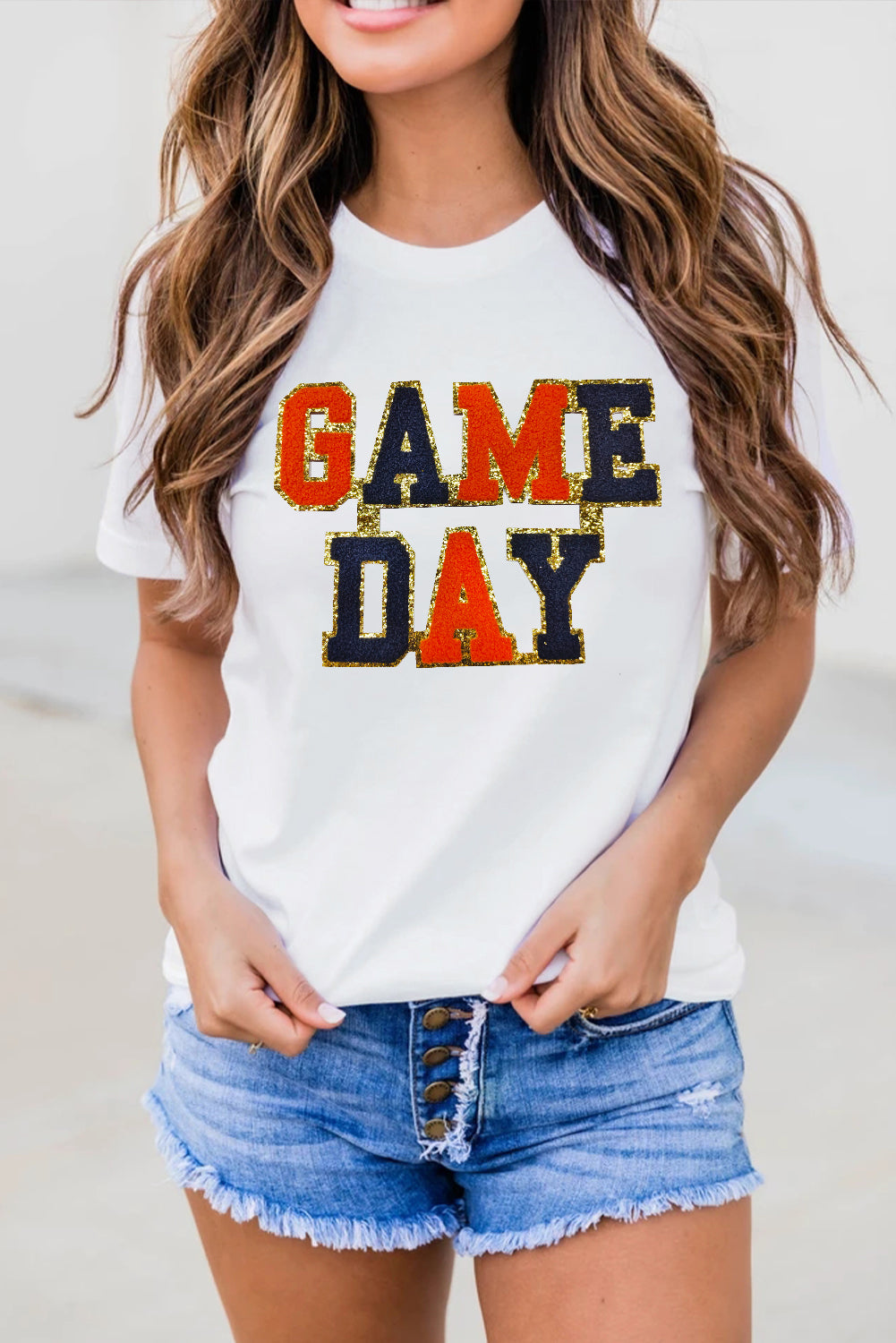 Gameday Glitter T Shirt