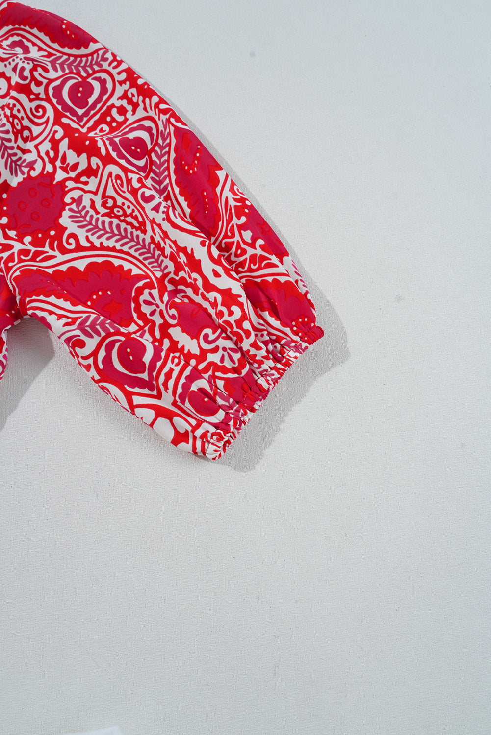 Red Paisley Maxi Dress