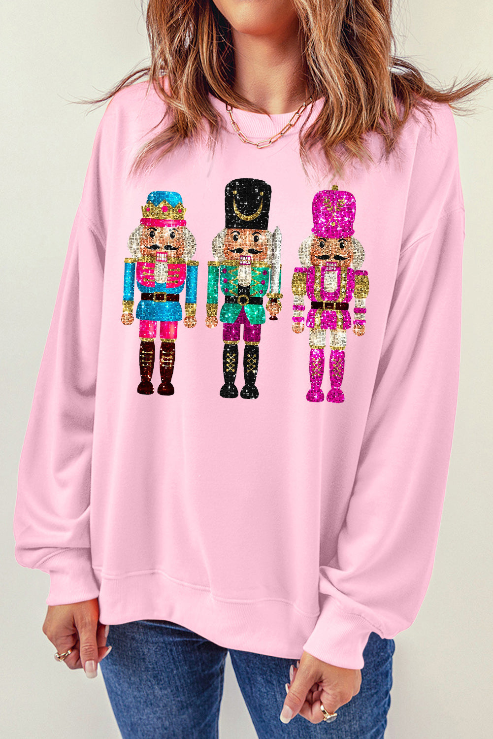 Nutcracker Glitter Christmas Sweatshirt