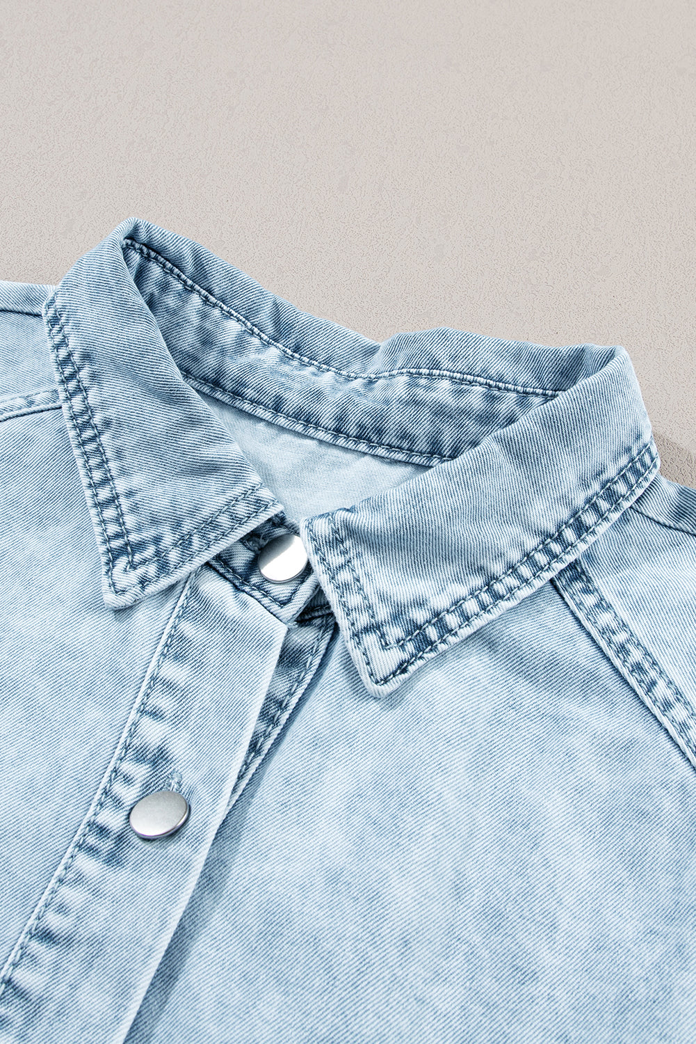 Mineral Washed Denim Dress