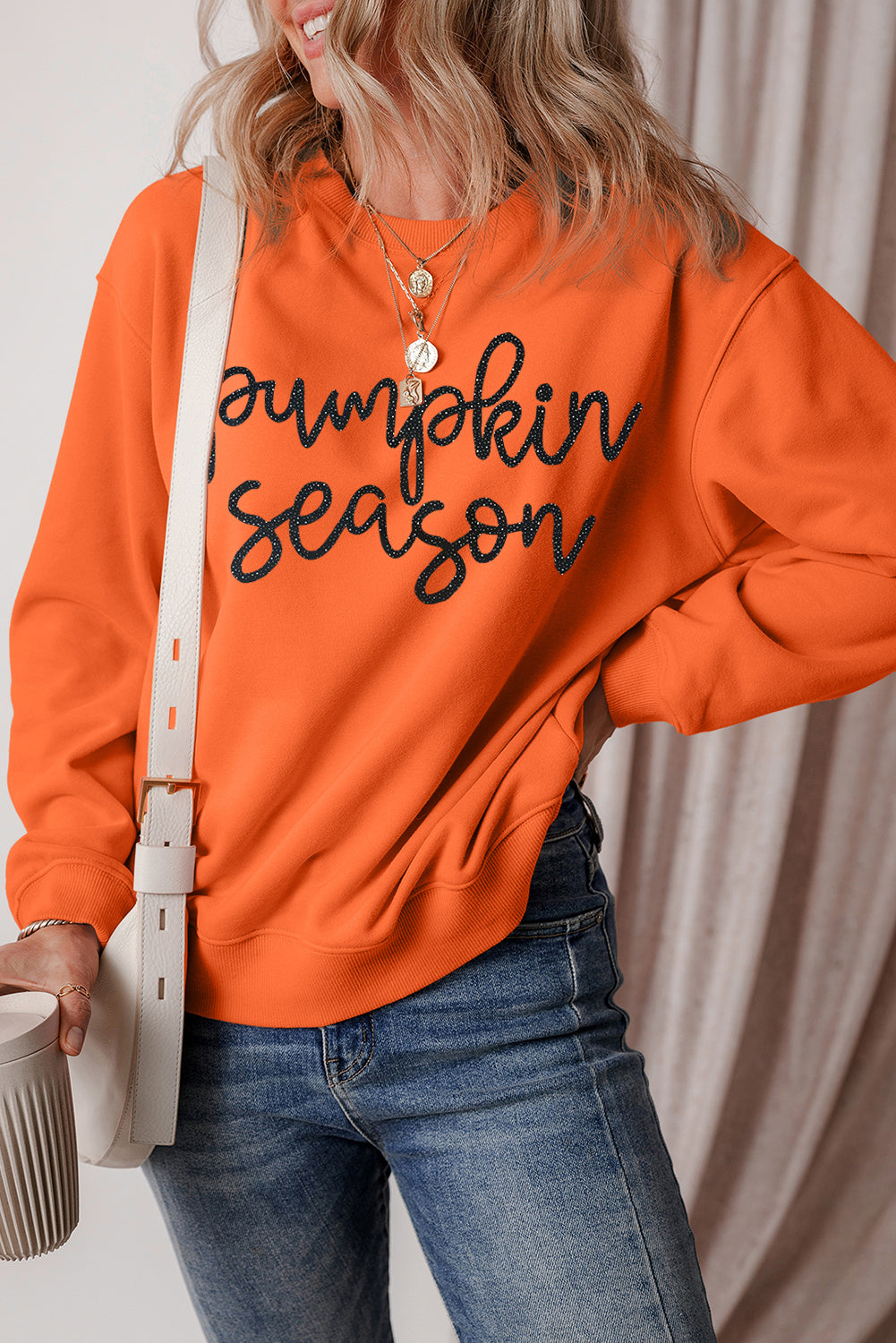 Pumpkin Season Pullover Sweatshirt