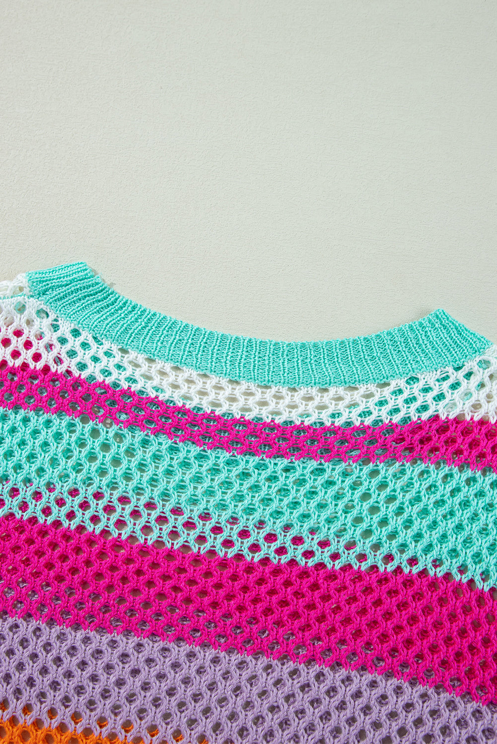 Striped Crocheted Top