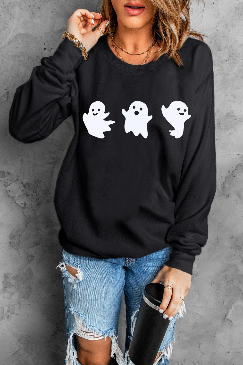 Halloween Ghost Sweatshirt