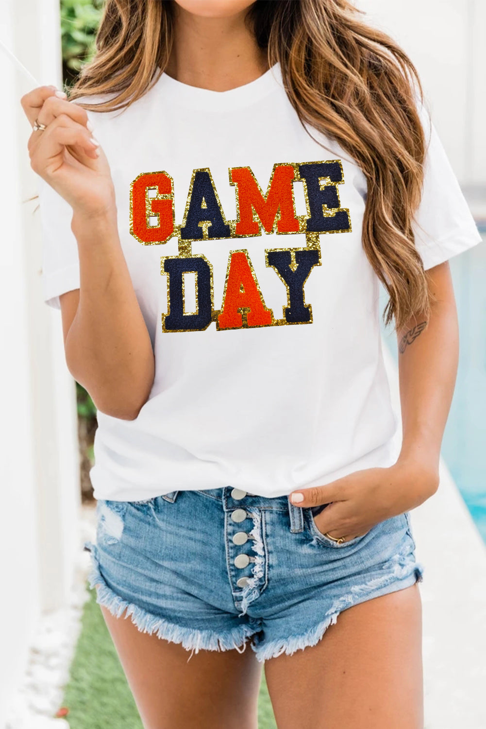 Gameday Glitter T Shirt