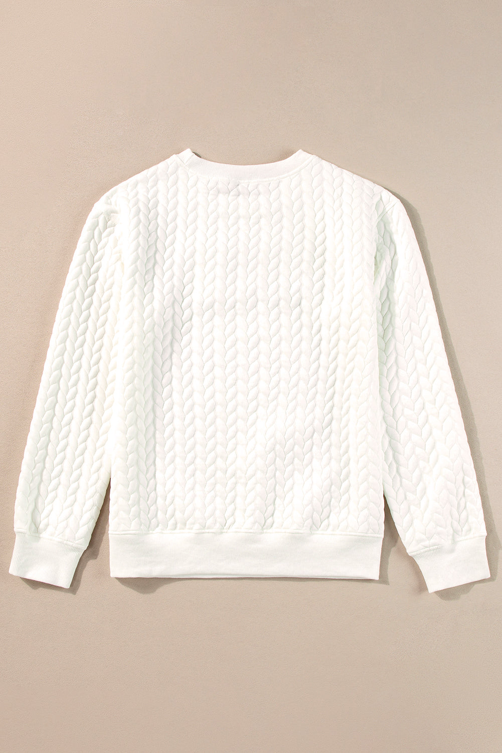 Lucky Chenille Patched Quilted Sweatshirt