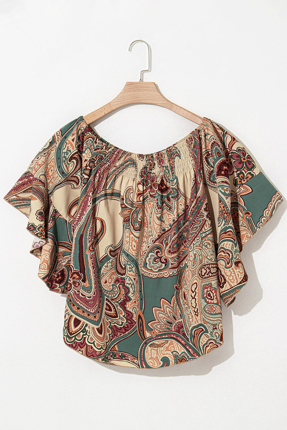 Paisley Off Shoulder Blouse