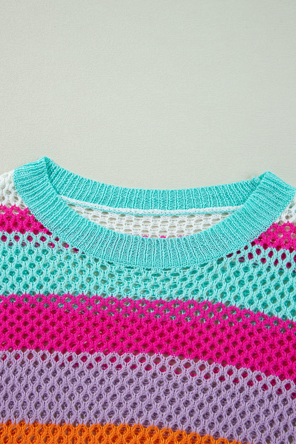 Striped Crocheted Top