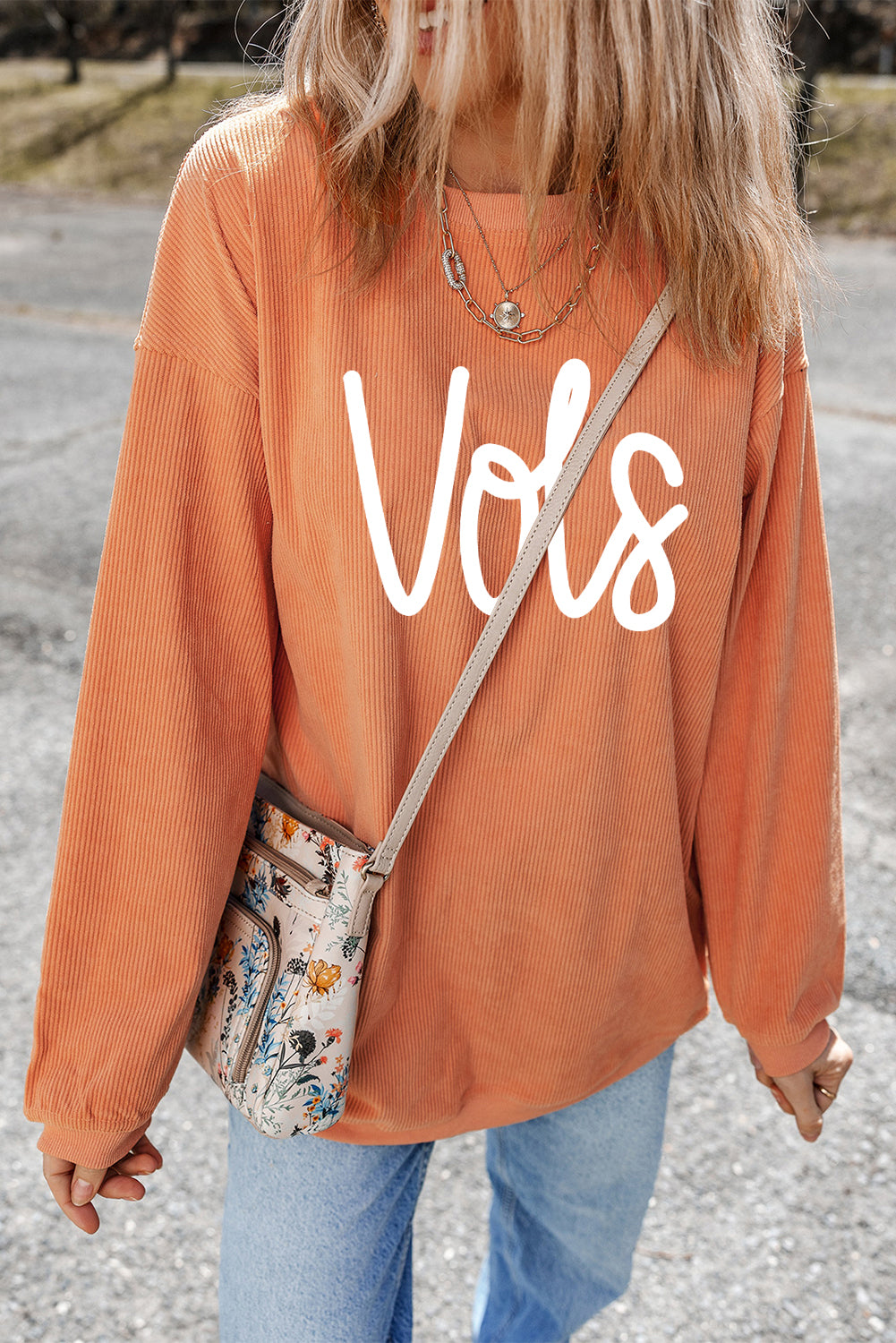 Orange Tennessee Vols Oversized Sweatshirt