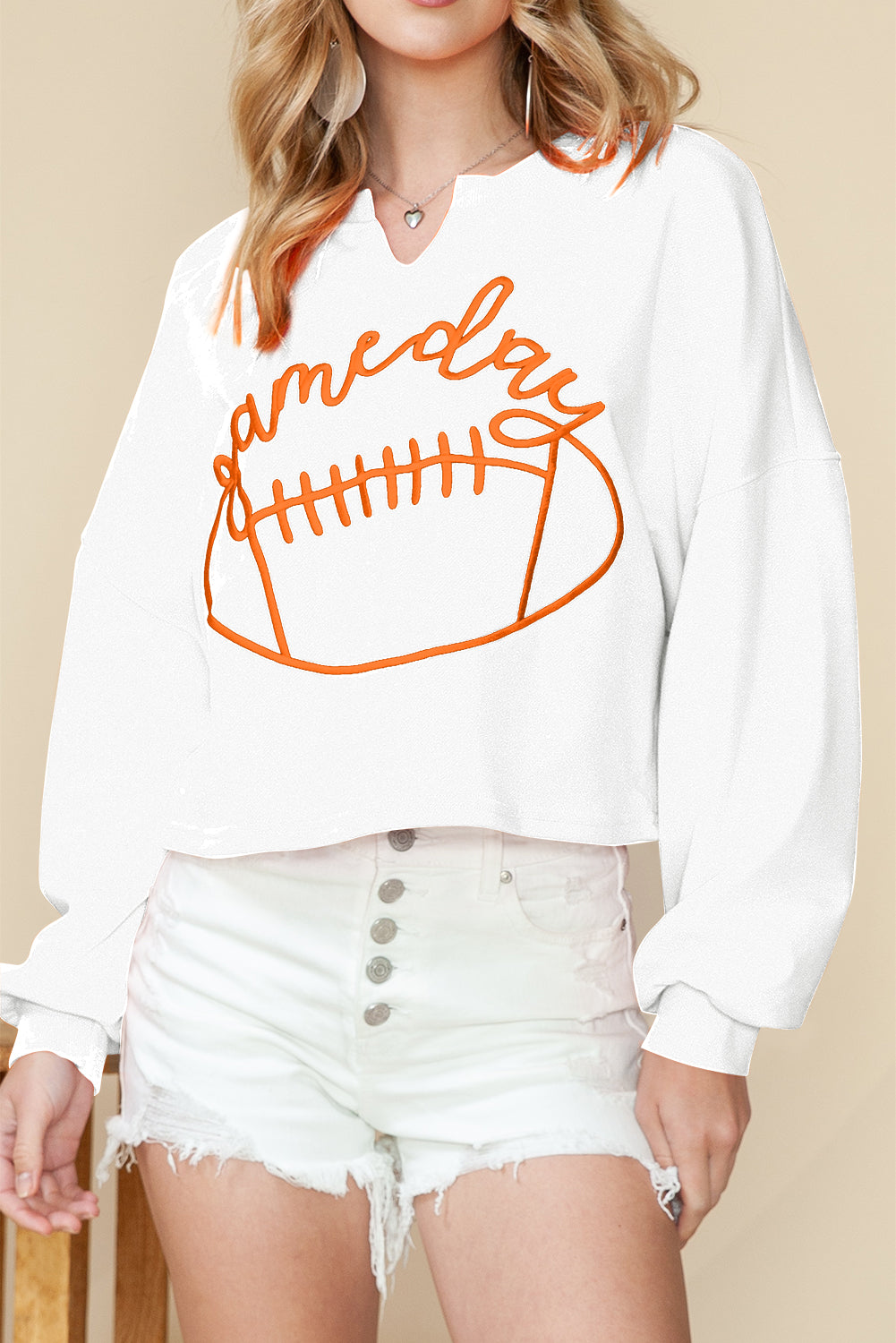 Gameday Cropped Sweatshirt