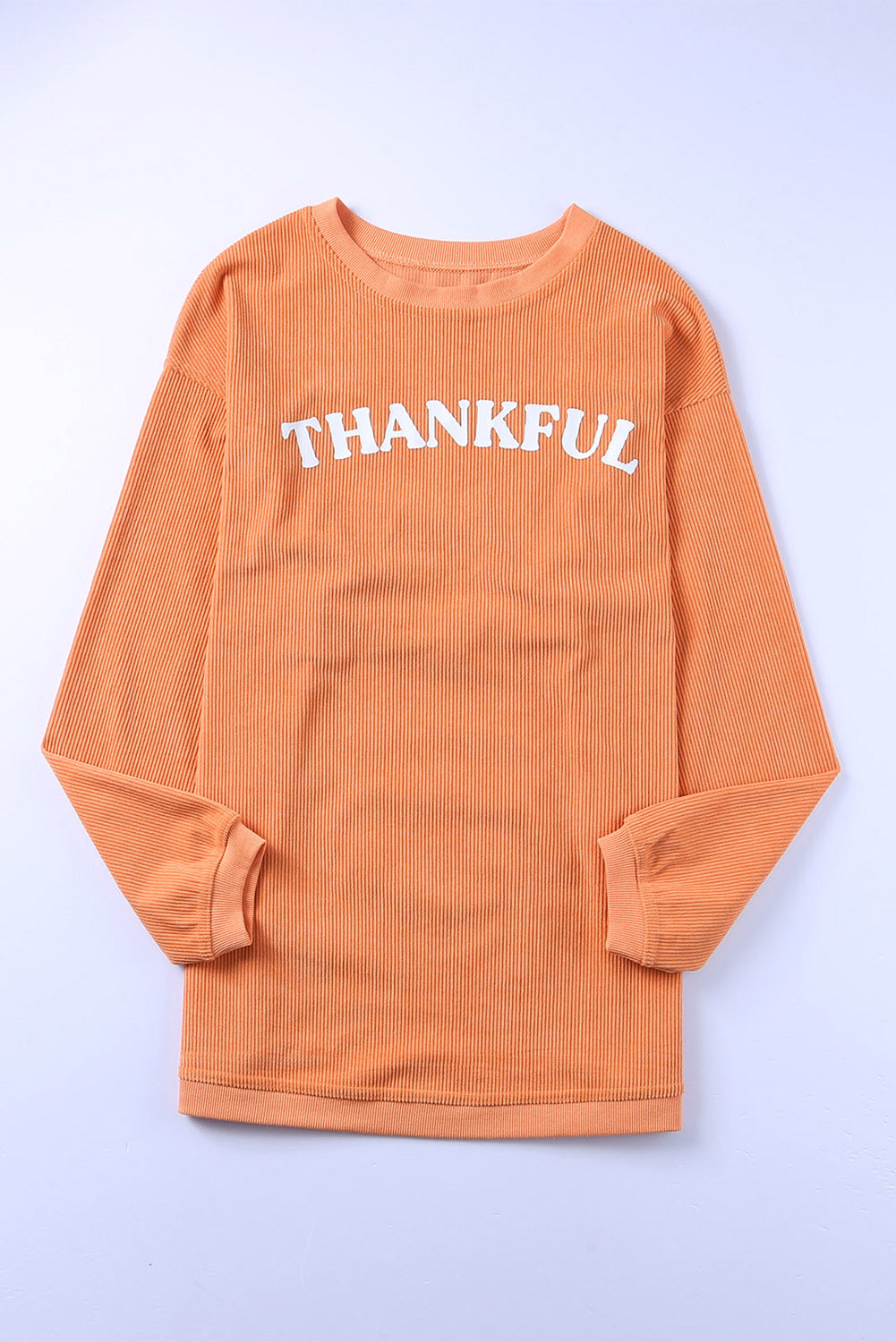 THANKFUL Graphic Corded Sweatshirt