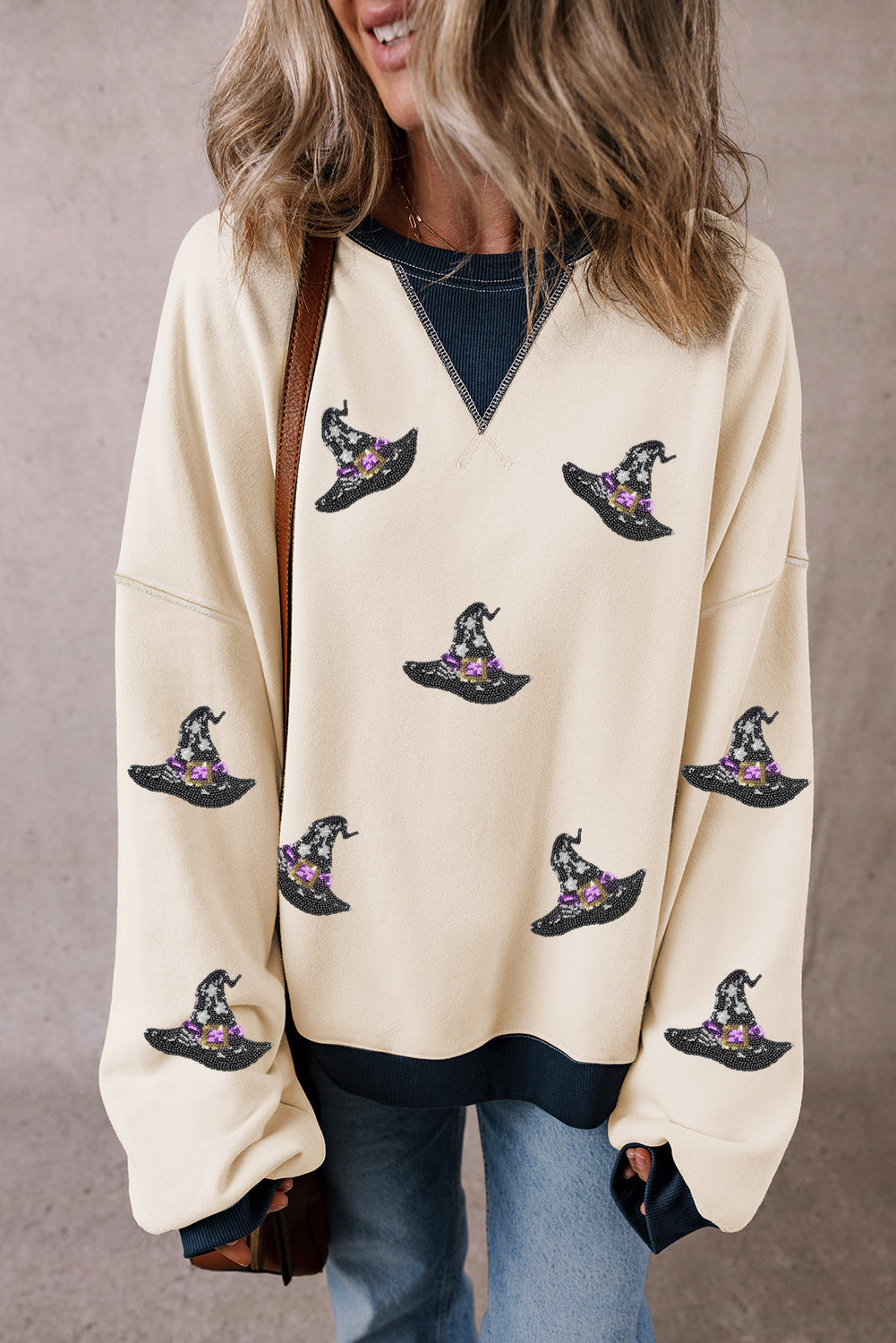 Halloween Witch Hat Sweatshirt