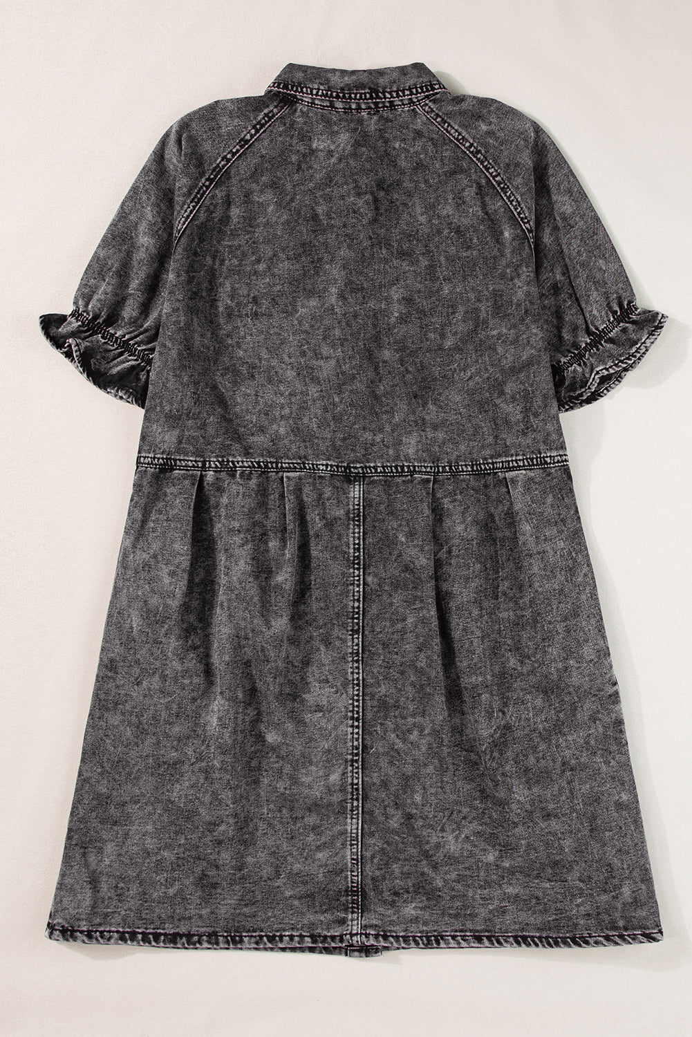 Mineral Washed Denim Dress