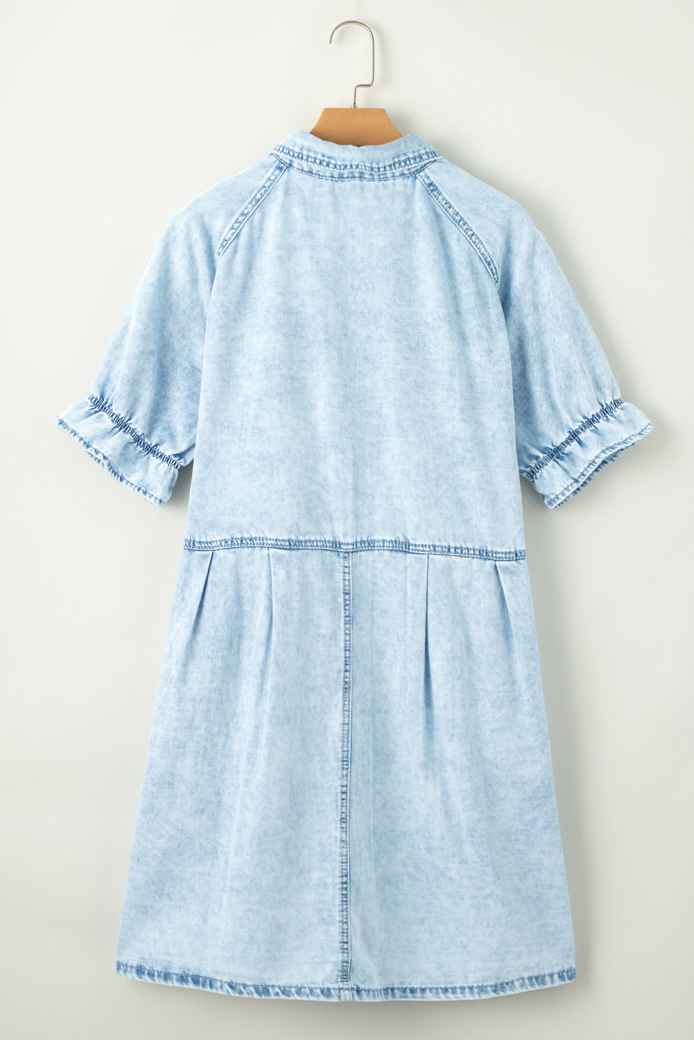 Mineral Washed Denim Dress