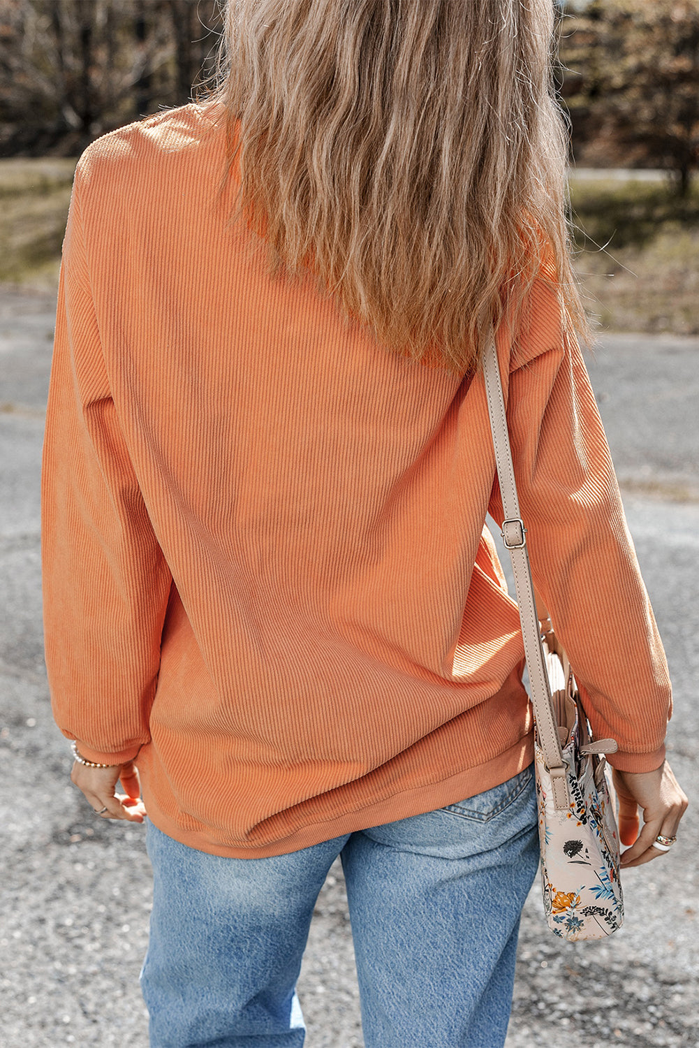 Halloween Sequin Pumpkin Sweatshirt