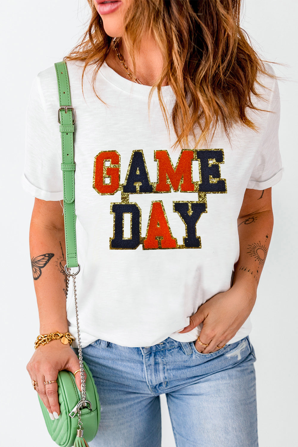 Gameday Glitter T Shirt