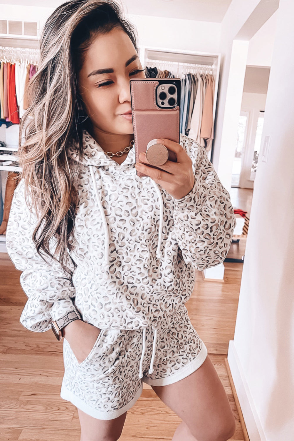 Leopard Print Loungewear Set