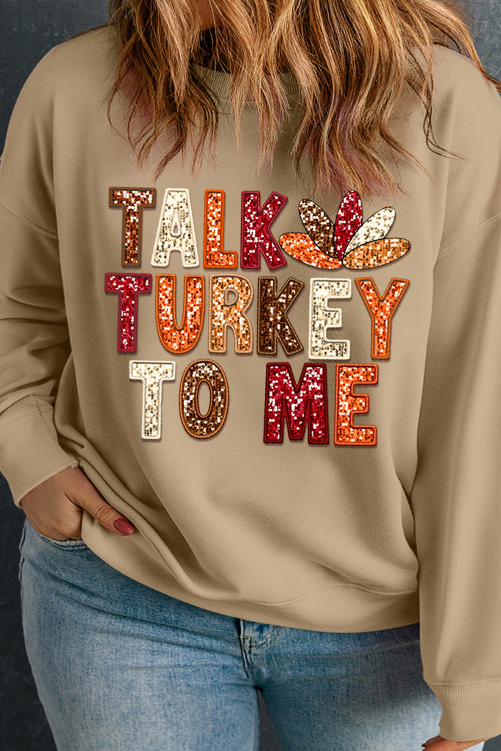 Talk Turkey To Me Sweatshirt - Plus