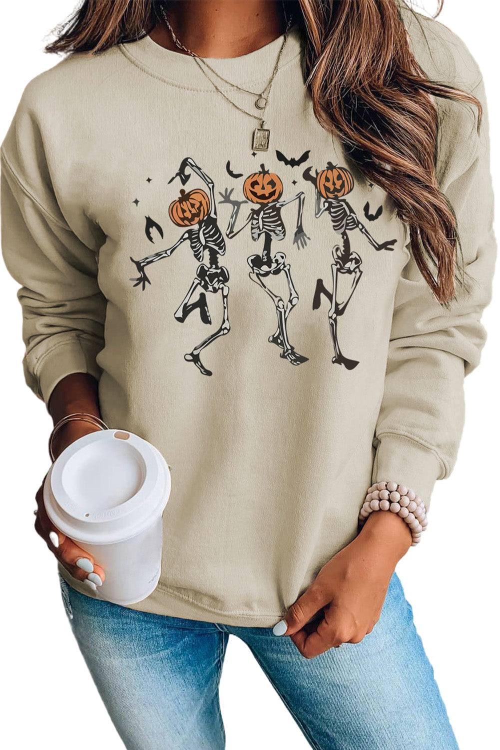 Skeleton Pumpkin Sweatshirt