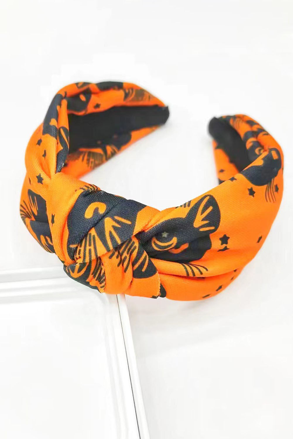 Halloween Plaid Print Knotted Headband