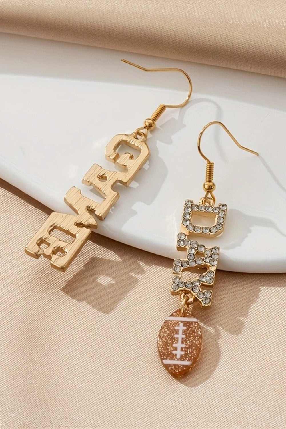 GAMEDAY Rhinestone Dangle Earrings