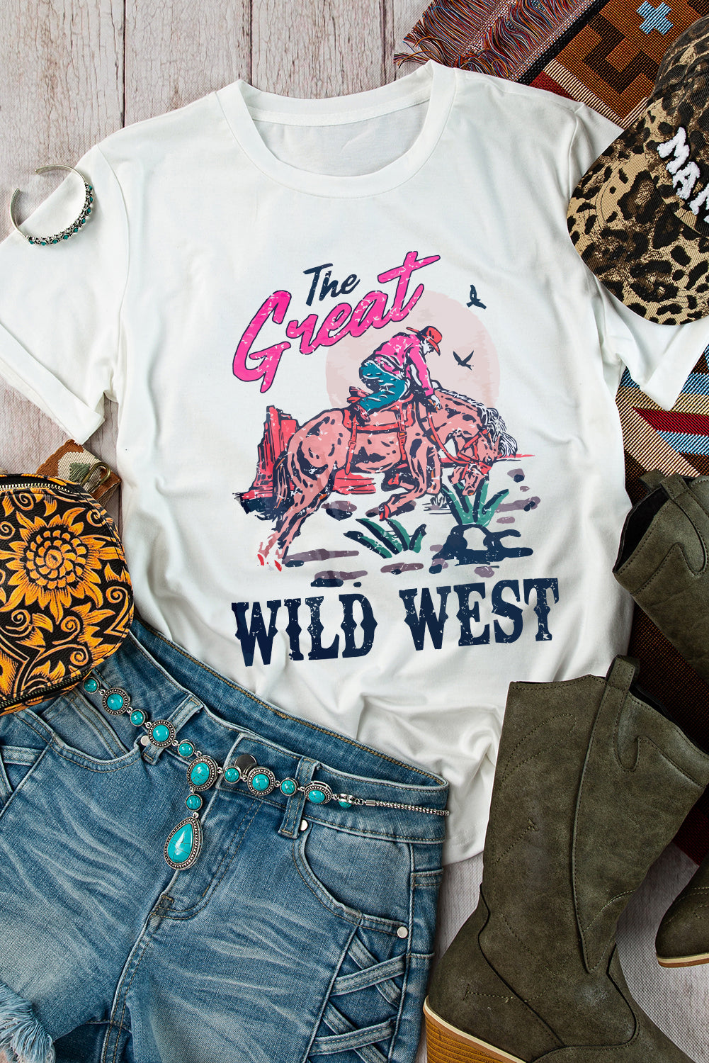 The Great Wild West Rodeo T Shirt