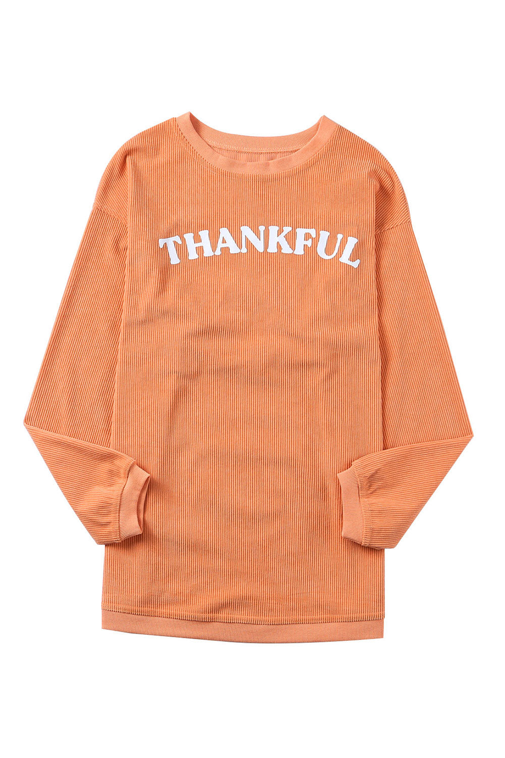 THANKFUL Graphic Corded Sweatshirt