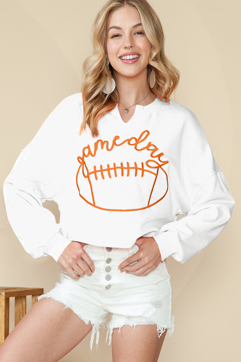 Gameday Cropped Sweatshirt