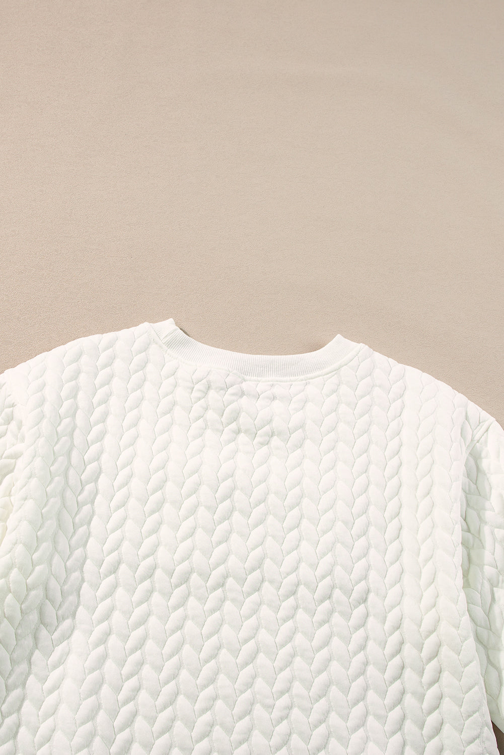 Lucky Chenille Patched Quilted Sweatshirt